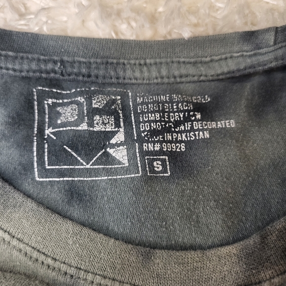 DK "Savage" Men's graphic T-shirt,  Green,  Small - Picture 3 of 7